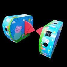 Barrière de tourniquet de porte d'oscillation de jardin d'enfants de l'acier inoxydable 304 bidirectionnelle