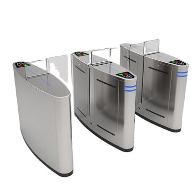 Tourniquet en verre acrylique de porte de glissement de sécurité de SS304 1.2mm avec le lecteur de cartes