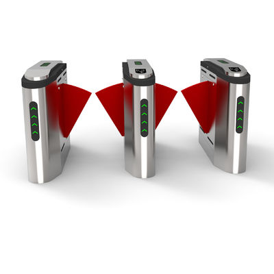 Rs485 Flap Barrier Tournevis Face / empreinte digitale / Lecteur de carte RFID Support unique / double voie