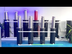 Bollards de stationnement rétractables automatiques avec bande réfléchissante