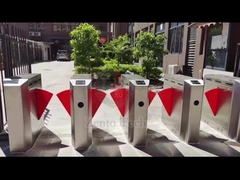 Entrée escamotable de tourniquet d'aileron de la largeur 550mm RFID de passage pour l'appartement