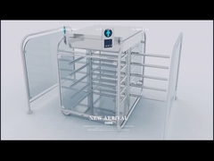 Demi portes de degré de sécurité de tourniquet de porte de taille de l'interface RS485 550mm