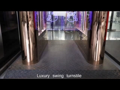 Largeur piétonnière 550mm de passage de porte de tourniquet de l'oscillation 304SS