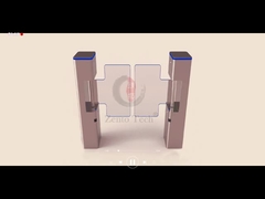 Turniquet de barrière de balancement en acier inoxydable avec RS485/TCP/IP